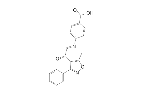 p-{[(5-methyl-3-phenyl-4-isoxazolyl)oxoethylidene]amino}benzoic acid