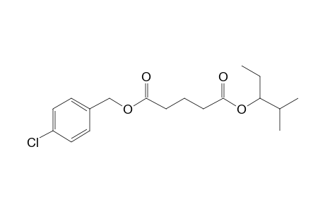 Glutaric acid, 2-methylpent-3-yl 4-chlorobenzyl ester