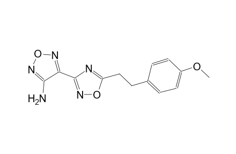 1,2,5-oxadiazol-3-amine, 4-[5-[2-(4-methoxyphenyl)ethyl]-1,2,4-oxadiazol-3-yl]-