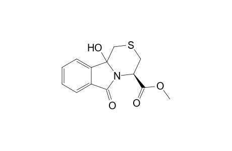 (R)-10b-Hydroxy-6-oxo-3,4,6,10b-tetrahydro-1H-[1,4]thiazino[3,4-a]isoindole-4-carboxylic acid methyl ester