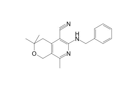 6-(Benzylamino)-3,3,8-trimethyl-3,4-dihydro-1H-pyrano[3,4-c]pyridine-5-carbonitrile