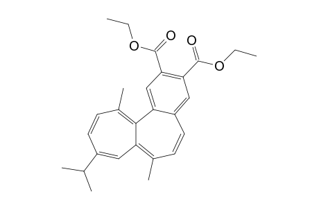 Diethyl 7,12-dimethyl-9-(1'-methylethyl)benzo[a]heptalene-2,3-dicarboxylate