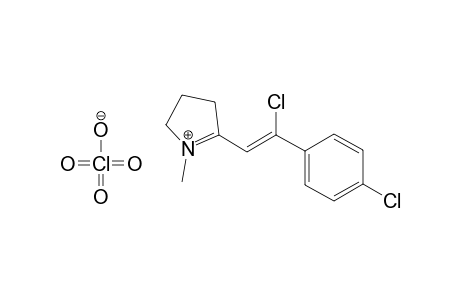 2-[2-(2-Chloro-2-(4-chlorophenyl))ethenyl]-1-methylpyrrolenium perchlorate