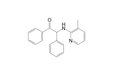 2-[(3-methyl-2-pyridyl)amino]-2-phenylacetophenone