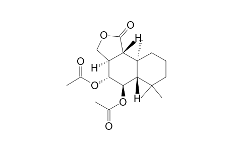 Naphtho[1,2-c]furan-1(3H)-one, 4,5-bis(acetyloxy)decahydro-6,6,9a-trimethyl-, [3aR-(3a.alpha.,4.alpha.,5.beta.,5a.beta.,9a.alpha.,9b.beta.)]-