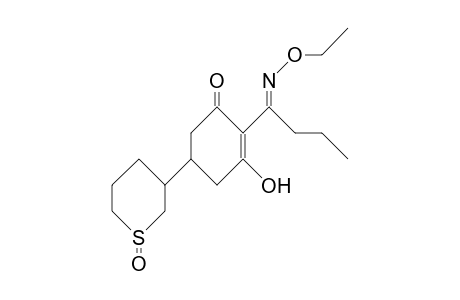2-Cyclohexen-1-one, 2-[1-(ethoxyimino)butyl]-3-hydroxy-5-(tetrahydro-2H-thiopyran-3-yl)-, S-oxide
