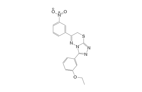 3-(3-ethoxyphenyl)-6-(3-nitrophenyl)-7H-[1,2,4]triazolo[3,4-b][1,3,4]thiadiazine