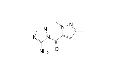 1-[(1,3-dimethyl-1H-pyrazol-5-yl)carbonyl]-1H-1,2,4-triazol-5-amine