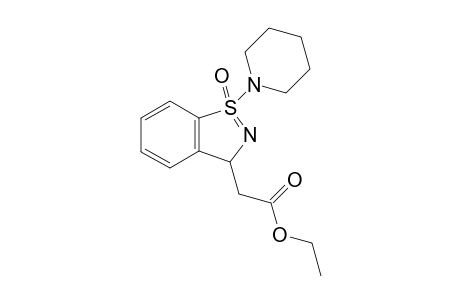 Ethyl 2-[1-oxido-1-(piperidin-1-yl)-3H-1.lambda.4-benzo[d]isothiazol-3-yl]acetate