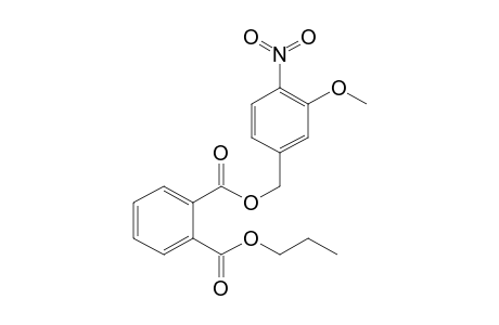 Phthalic acid, 3-methoxy-4-nitrobenzyl propyl ester