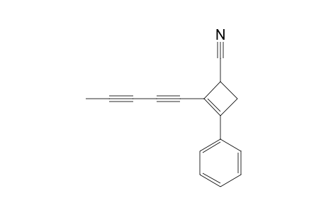 3-Cyano-2-(penta-1,3-diyn-1-yl)-1-phenylcyclobutene