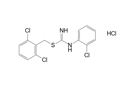 3-(o-chlorophenyl)-2-(2,6-dichlorobenzyl)-2-thiopseudourea, monohydrochloride