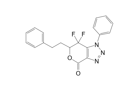 7,7-Difluoro-6-(2-phenylethyl)-1-phenyl-6,7-dihydro-1H-pyrano[3,4-d][1,2,3]triazole-4-one