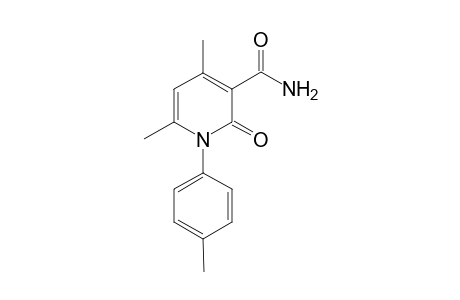 4,6-Dimethyl-1-(4-methylphenyl)-2-oxo-1,2-dihydro-3-pyridinecarboxamide