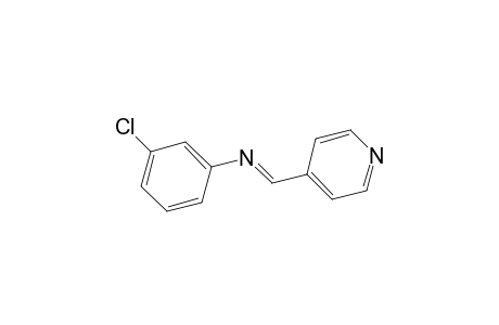 Benzenamine, 3-chloro-N-(4-pyridinylmethylene)-