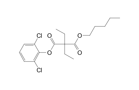 Diethylmalonic acid, 2,6-dichlorophenyl pentyl ester