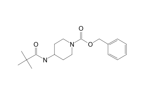 1-Benzyloxycarbonyl-4-piperidinamine, N-trimethylacetyl-