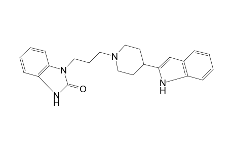 1-{3-[4-(indol-2-yl)piperidino]propyl}-2-benzimidazolinone