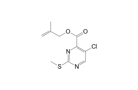 5-CHLORO-4-(2-METHYL-2-PROPENYLOXY)-2-METHYLTHIOPYRIMIDINE