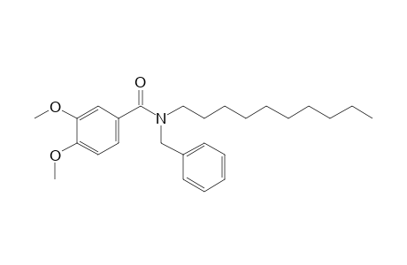 Benzamide, 3,4-dimethoxy-N-benzyl-N-decyl-