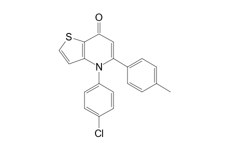 4-(4-Chlorophenyl)-5-p-tolylthieno[3,2-b]pyridin-7(4H)-one