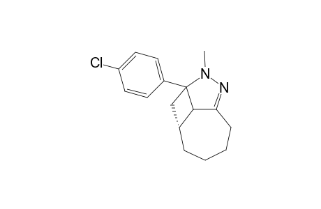 7.alpha.,8-cycloheptane[1,2-c]-1-methyl-8-(p-chlorophenyl)-.delta.(2)-pyrazoline