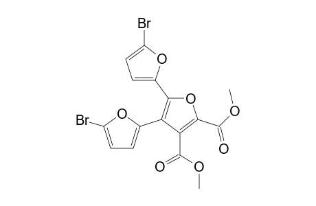 4,5-bis(5-bromo-2-furyl)-2,3-furandicarboxylic acid, diemethyl ester