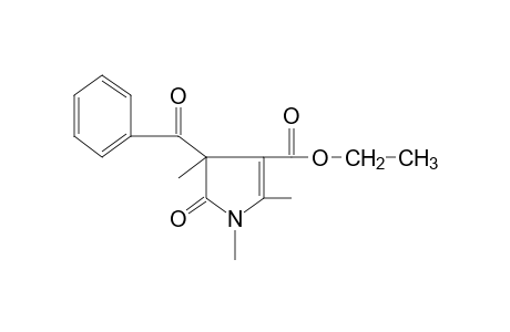 4-BENZOYL-5-OXO-1,2,4-TRIMETHYL-2-PYRROLINE-3-CARBOXYLIC ACID, ETHYL ESTER