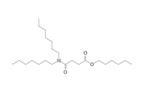 Succinic acid, monoamide, N,N-diheptyl-, hexyl ester