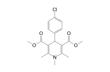 Dimethyl 4-(4-chlorophenyl)-1,2,6-trimethyl-1,4-dihydro-3,5-pyridinedicarboxylate