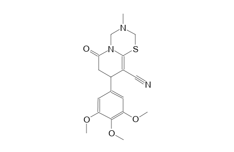 2H,6H-pyrido[2,1-b][1,3,5]thiadiazine-9-carbonitrile, 3,4,7,8-tetrahydro-3-methyl-6-oxo-8-(3,4,5-trimethoxyphenyl)-