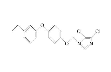 1H-Imidazole, 4,5-dichloro-1-[[4-(3-ethylphenoxy)phenoxy]methyl]-