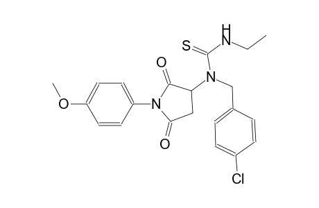 N-(4-chlorobenzyl)-N'-ethyl-N-[1-(4-methoxyphenyl)-2,5-dioxo-3-pyrrolidinyl]thiourea