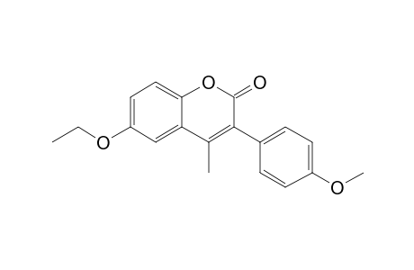 6-Ethoxy-3-(4-methoxyphenyl)-4-methylcoumarin