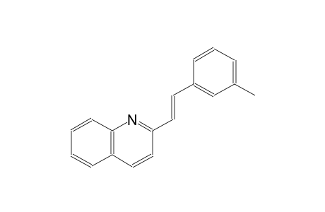 2-[(E)-2-(3-methylphenyl)ethenyl]quinoline