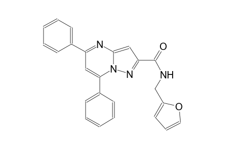 N-(2-furylmethyl)-5,7-diphenylpyrazolo[1,5-a]pyrimidine-2-carboxamide