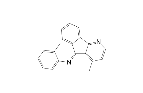 1-Methyl-4-azafluorenone, 2-methylphenylimine