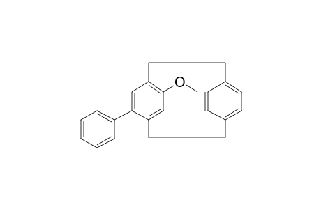 15-Methoxy-5-phenyltricyclo[8.2.2.2(4,7)]hexadeca-1(13),4(16),5,7(15),10(14),11-hexaene