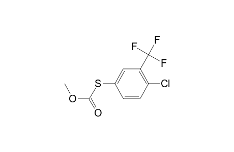 4-Chloro-3-trifluoromethyl-benzenethiol, S-methoxycarbonyl-