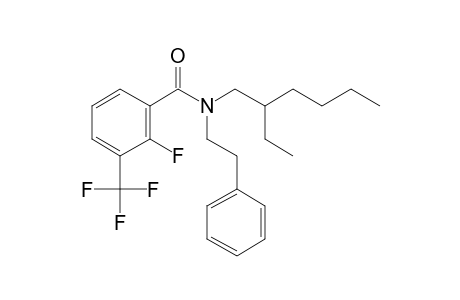 Benzamide, 2-fluoro-3-trifluoromethyl-N-(2-phenylethyl)-N-(2-ethylhexyl)-