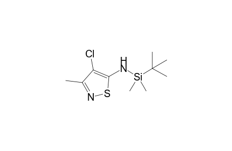 5-[(tert-Butyldimethylsilyl)amino]-4-chloro-3-methylisothiazole