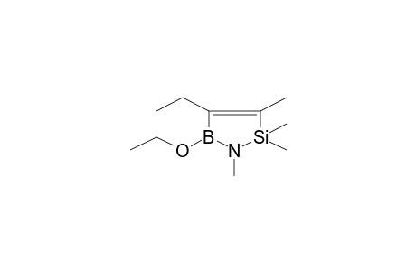 1-Aza-2-sila-5-boracyclopent-3-ene, 5-ethoxy-4-ethyl-1,2,2,3-tetramethyl-