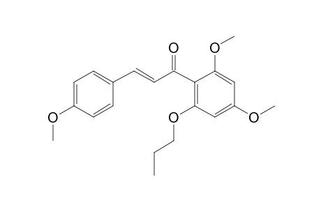 2'-(N-Propyl)oxy-4,4',6'-trimethoxychalcone (isomer 1)