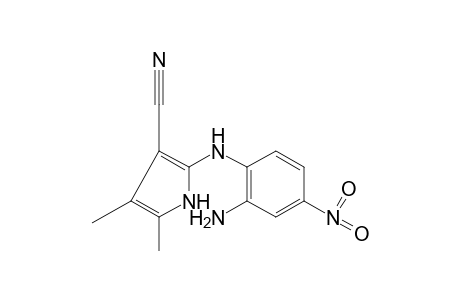 2-(2-amino-4-nitroanilino)-4,5-dimethylpyrrole-3-carbonitrile