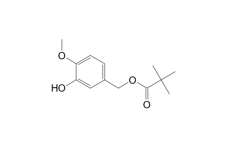 3-Hydroxy-4-methoxybenzyl pivalate