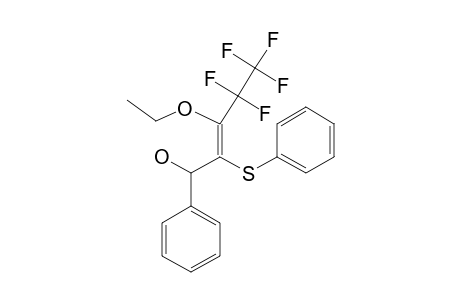 (E)-3-ETHOXY-1,1,1,2,2-PENTAFLUORO-5-PHENYL-4-(PHENYLTHIO)-PENT-3-EN-5-OL