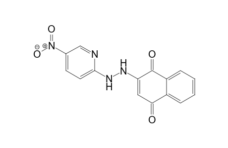 1,4-Naphthalenedione, 2-[2-(5-nitro-2-pyridinyl)hydrazinyl]-
