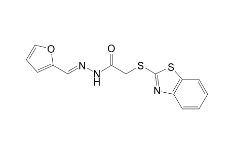 2-(1,3-benzothiazol-2-ylsulfanyl)-N'-[(E)-2-furylmethylidene]acetohydrazide