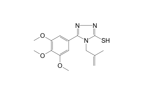 4-(2-Methylallyl)-3-(3,4,5-trimethoxyphenyl)-1H-1,2,4-triazole-5-thione