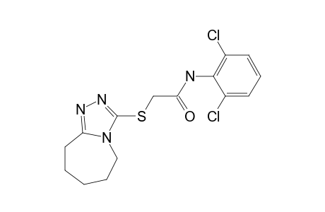 N-(2,6-Dichloro-phenyl)-2-(6,7,8,9-tetrahydro-5H-[1,2,4]triazolo[4,3-a]azepin-3-ylsulfanyl)-acetamide